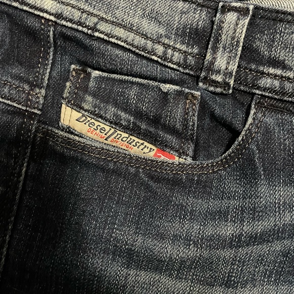 Women’s Adidas Diesel Adi-Soozy Dark Wash Blue Jeans New, NEVER WORN - Picture 6 of 6